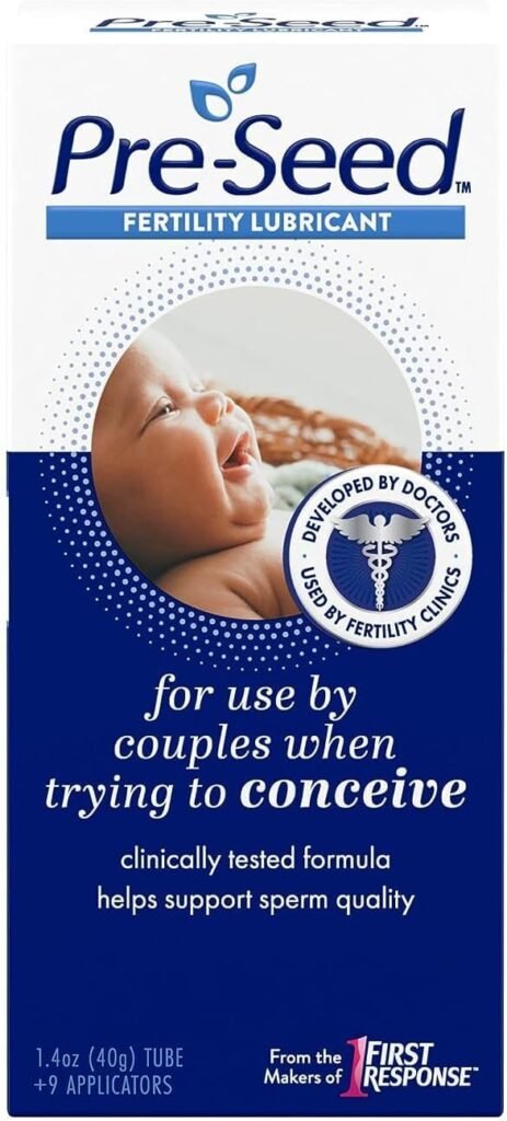 Pre-Seed Fertility Lubricant, For Use by Couples Trying to Conceive