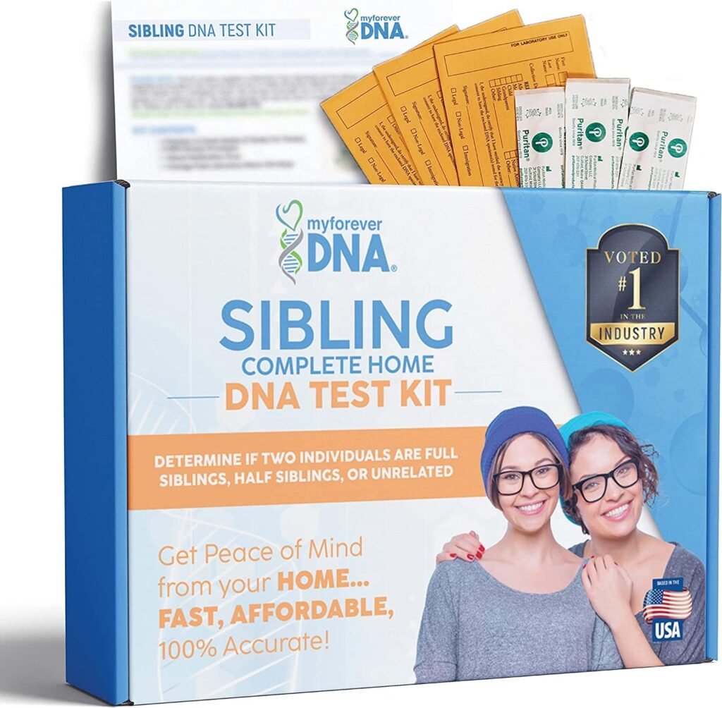 Home Paternity + Maternity DNA Test Kit | 24 DNA (Genetic) Marker Test, Unmatched Accuracy | Private  Fast Results | Experience Excellence with My Forever DNA