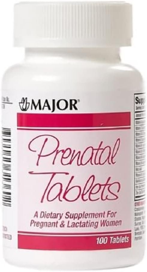 Major Prenatal Vitamins, 100 Tabs