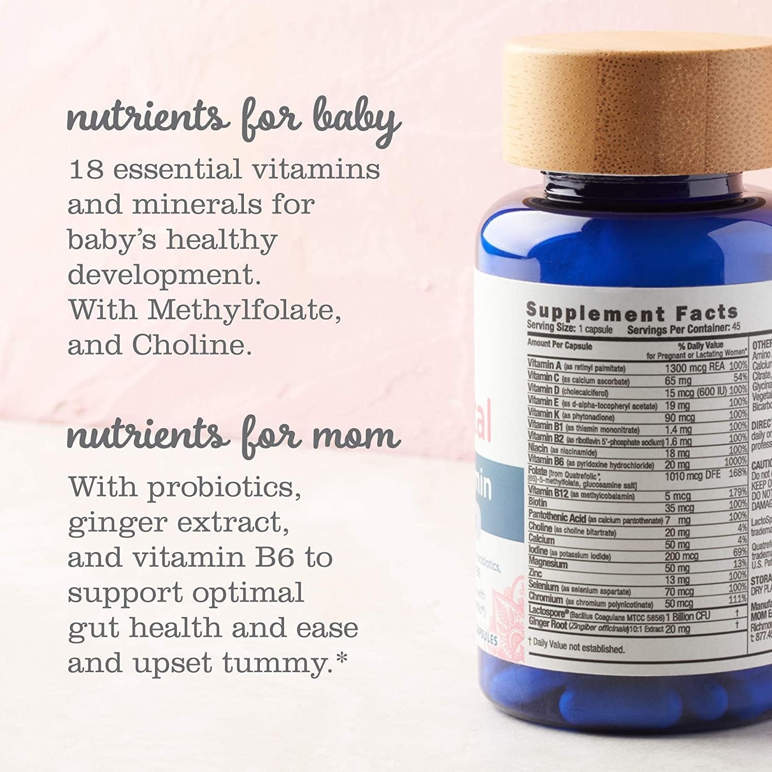 Mommy’s Bliss Prenatal Multivitamin + Probiotic Review