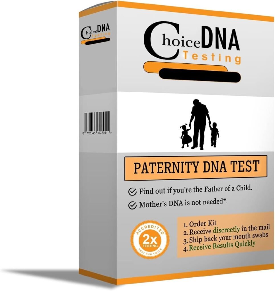 Paternity DNA Test Kit for Personal Purposes Only – All Lab Fees Included - Results in 1 - 3 Business Days