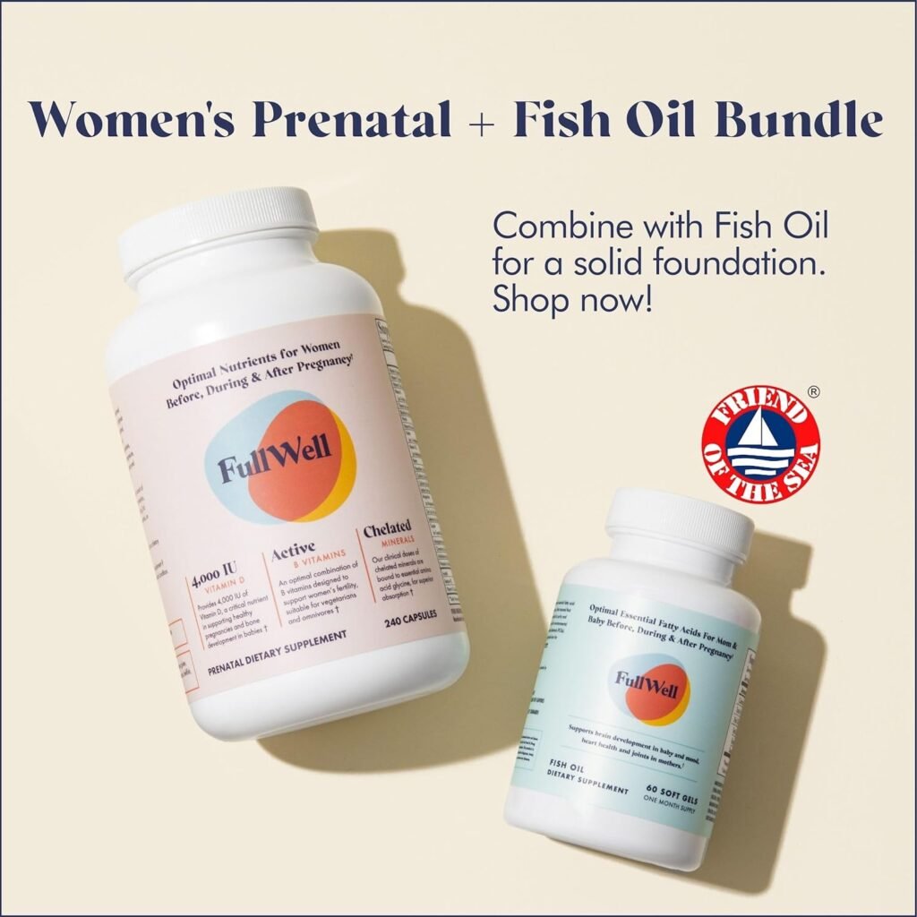 Prenatal Vitamins | Choline, folate, Vitamin D for fetal Growth, Brain Development | 26+ Vital Nutrients | Dietitian-Formulated, OBGYN Recommended, Non-GMO, 3rd Party Tested, 30 Servings