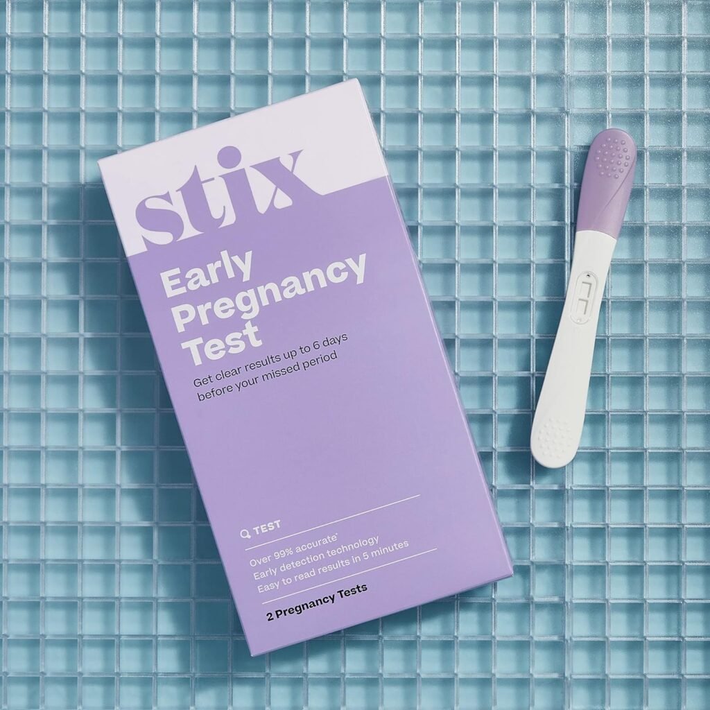 Stix Early Detection Pregnancy Home Tests, 99% Accurate, 6 Days Before Missed Period, Easy to Use  Created with OBGYNs, 2 Tests